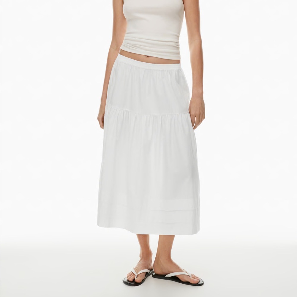 ARITIZIA Little Moon Samara Poplin Skirt sz M